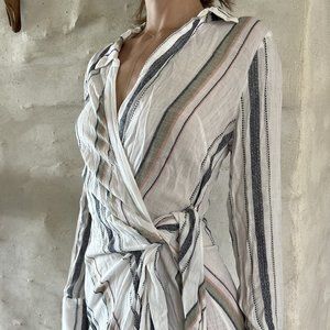 l*space Soft Striped Beach Cover Up